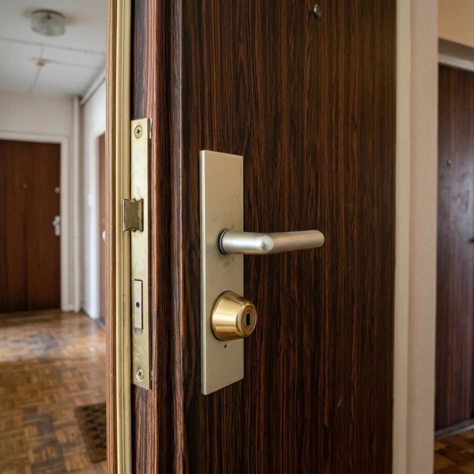 Réparation d’une porte forcée par un serrurier SRI — vue 5